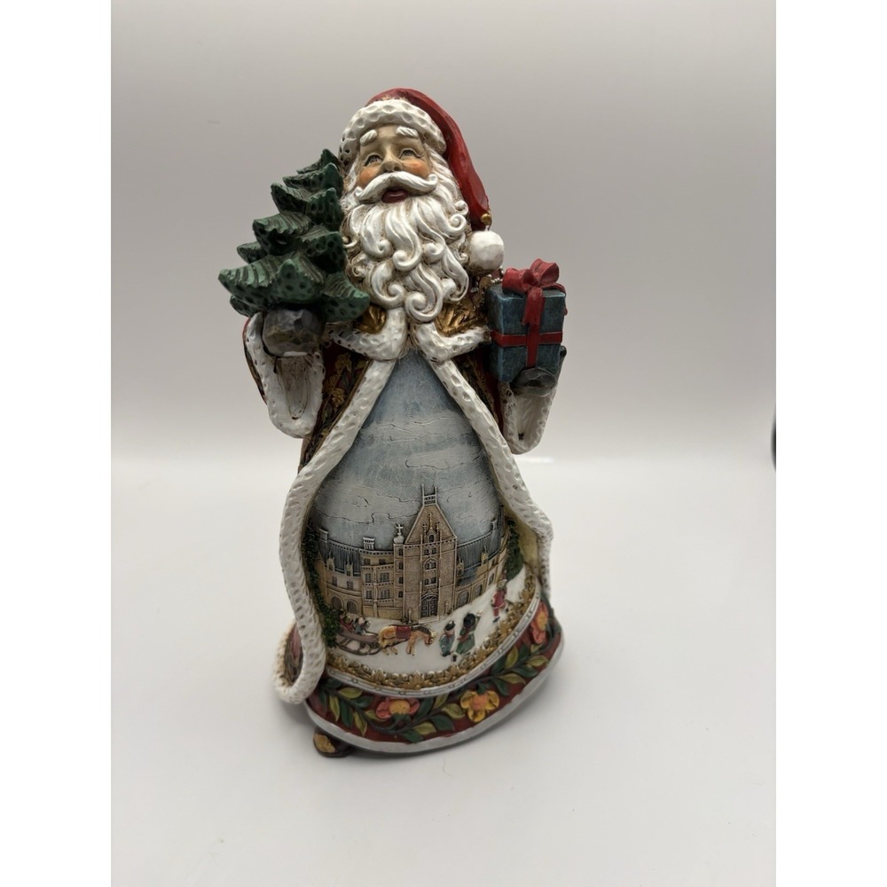 Fitz And Floyd Father Christmas Biltmore Estate Hand Painted Figurine 9.5"